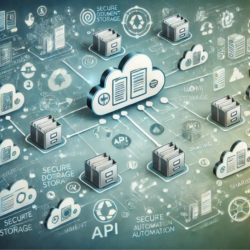 Illustration of document management automation