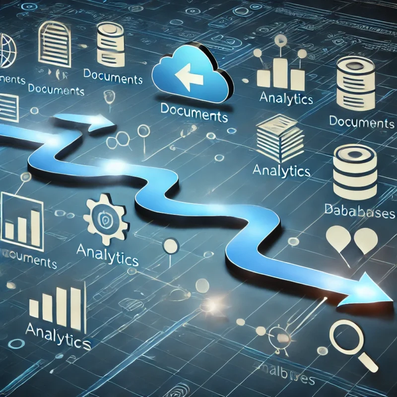 Real-time data automation showing seamless data flow and API integration.